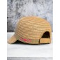 casquette en paille